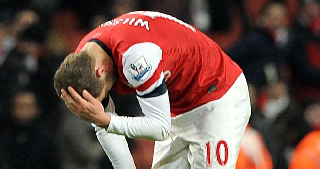 Jack Wilshere: At times appeared to be taking on Swansea single-handed