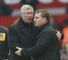 Brendan Rodgers: Liverpool boss shakes hands with Sir Alex Ferguson at end