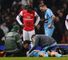 Dan Potts: Knocked unconscious after clash with Arsenal's Bacary Sagna