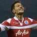 Jay Bothroyd celebrates scoring the winner for QPR against West Brom at The Hawthorns