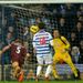 Man City's Pablo Zabaleta is unable to make the most of this opportunity against QPR