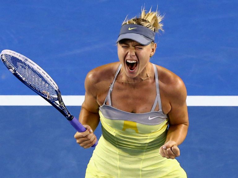 Sharapova: Serving well as she strolls through the draw
