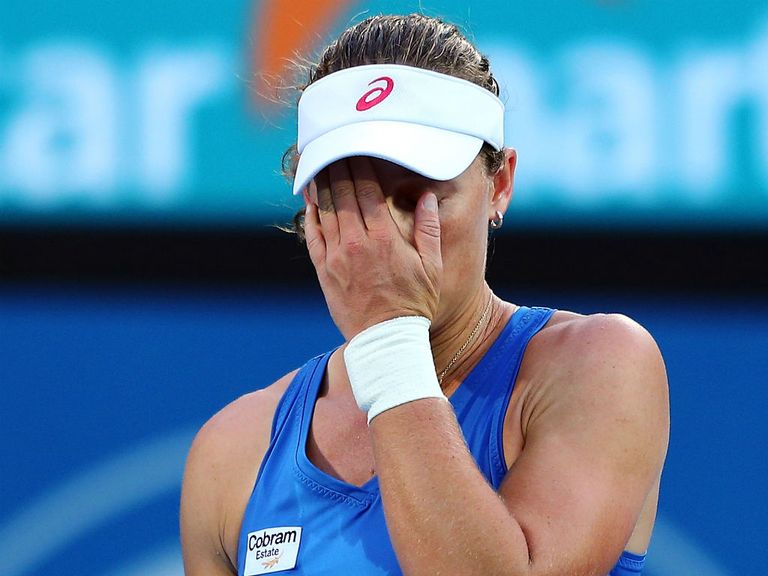 Samantha Stosur: Knocked out in the first round