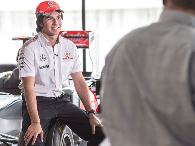Sergio Perez: Close to turning his first wheel in a McLaren