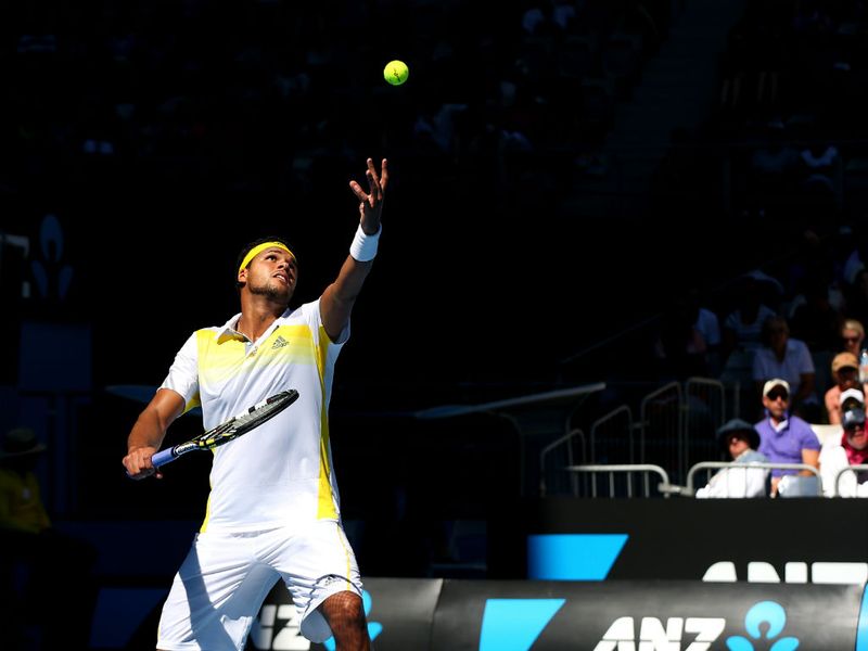 Jo-Wilfried Tsonga was a straight-sets winner