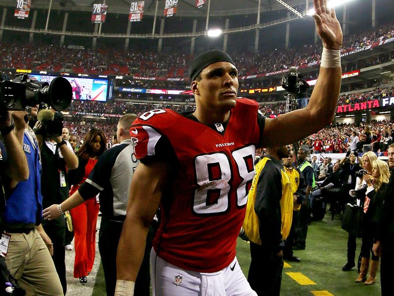 Veteran Tony Gonzalez could well retire after the loss