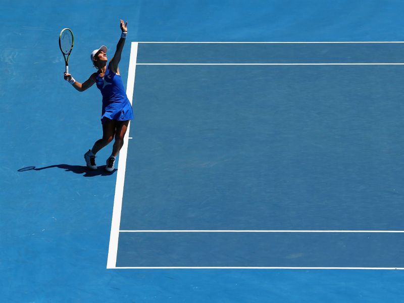Russia's Svetlana Kuznetsova is through to the quarter-finals...