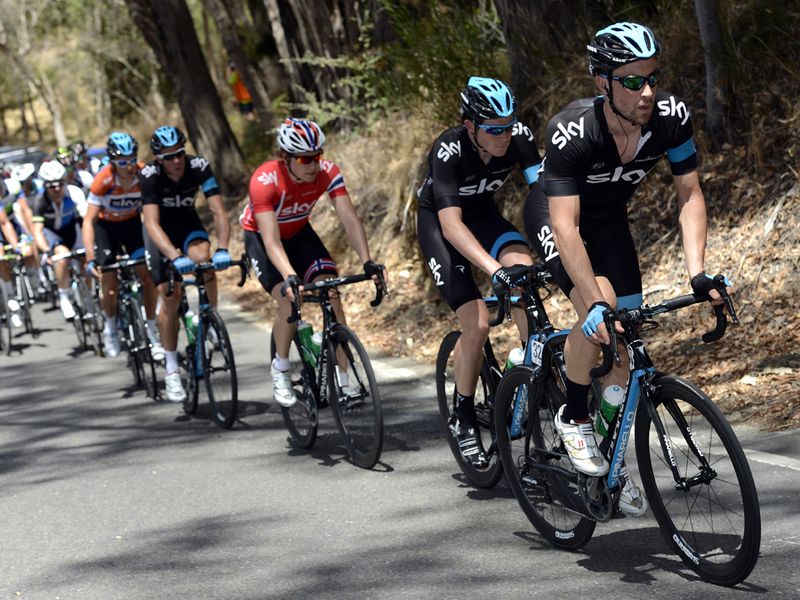 Bernhard Eisel was a mammoth presence as Team Sky set about controlling the race
