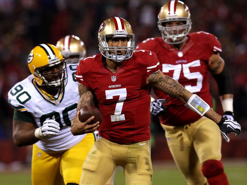 ...But he was soon in the grove and ultimately led the 49ers to a big win over the Packers