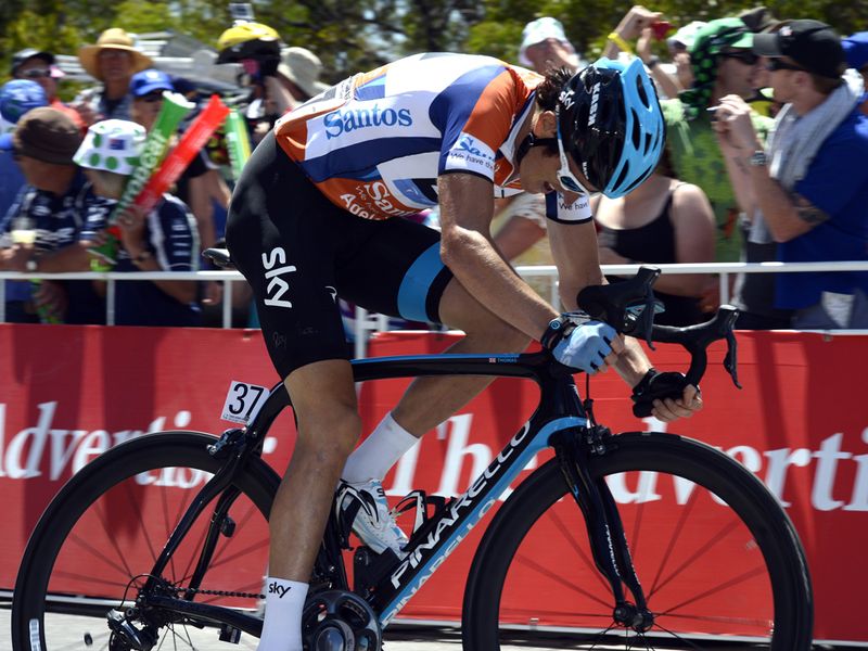 A tired Thomas knew he had lost time, dropping to fifth overall
