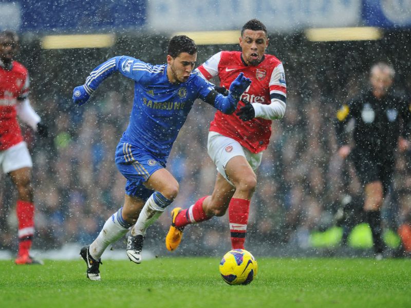 There was to be no way back for Francis Coquelin and Arsenal, though, as Eden Hazard and Chelsea claimed all three points.