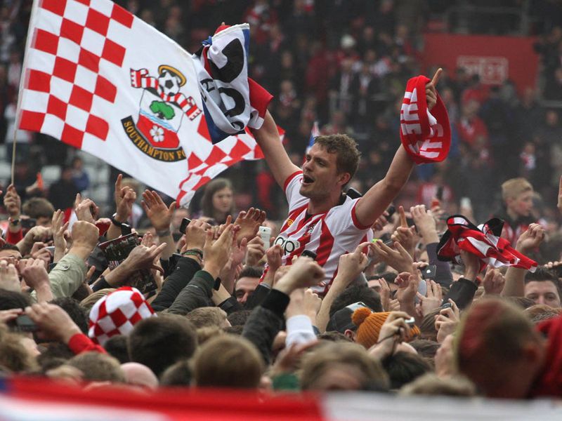 Saints secured promotion on the final day of the season, beating Coventry City 4-0 at St. Mary's in front of a club-record crowd.