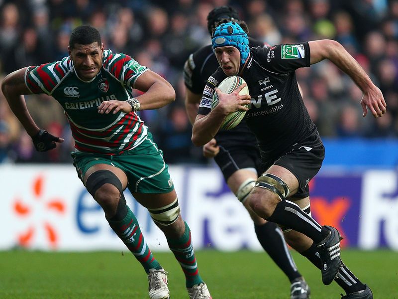 Justin Tipuric: Played his part in the draw for Ospreys, whose hopes of qualifying for the last eight are now over