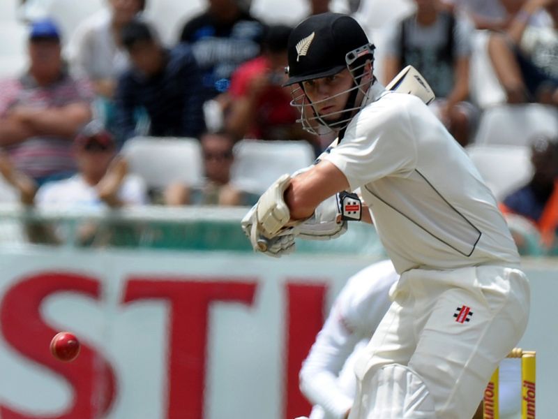 Kane Williamson made 15 but fell just before tea.