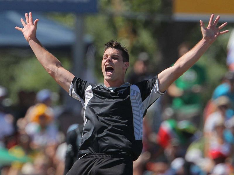 Debutant Mitchell McClenaghan dismissed Graeme Smith, AB de Villiers, Robin Peterson and Dale Steyn.