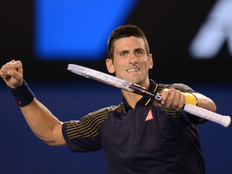 Novak Djokovic will face either Andy Murray or Roger Federer in the Australian Open final.
