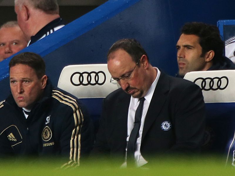 Rafael Benitez's downbeat reaction says it all at Stamford Bridge