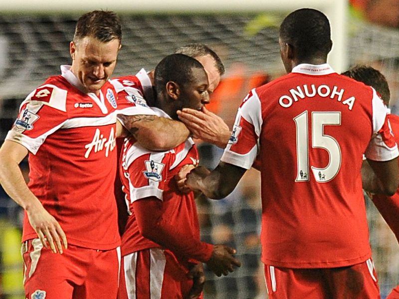 Low-key 'celebrations' from Wright-Phillips as his team-mates mob him