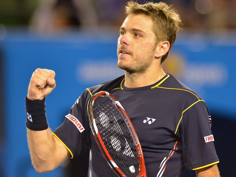 Stanislas Wawrinka cruised through the first set against World No 1 Novak Djokovic.