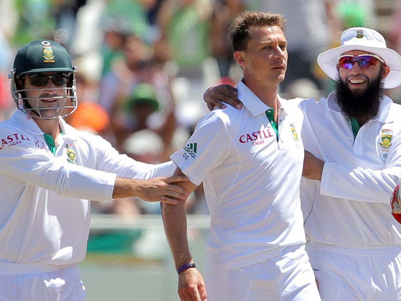 ... who wrapped up the tail as South Africa won by an innings and 27 runs.