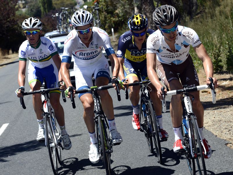 The day's four-man break was never allowed too much of an advantage
