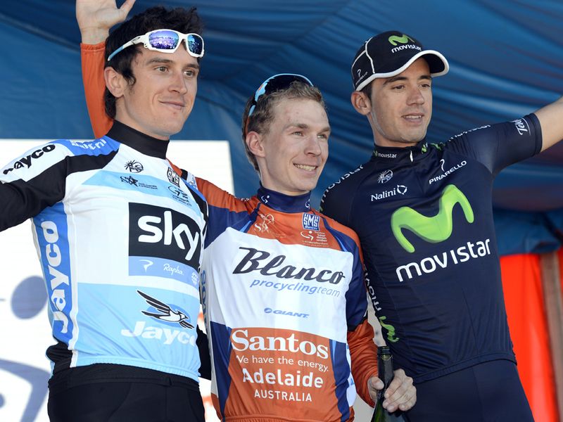 All three men on the podium had secured major WorldTour points for their teams