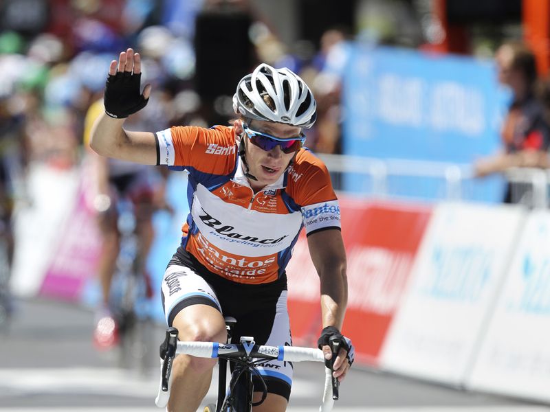 Tom Jelte Slagter stayed safe to win the race overall - the biggest result of his career