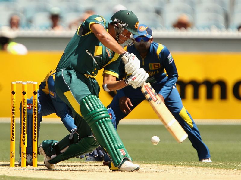 Fellow debutant Usman Khawaja could only score three before being run out.