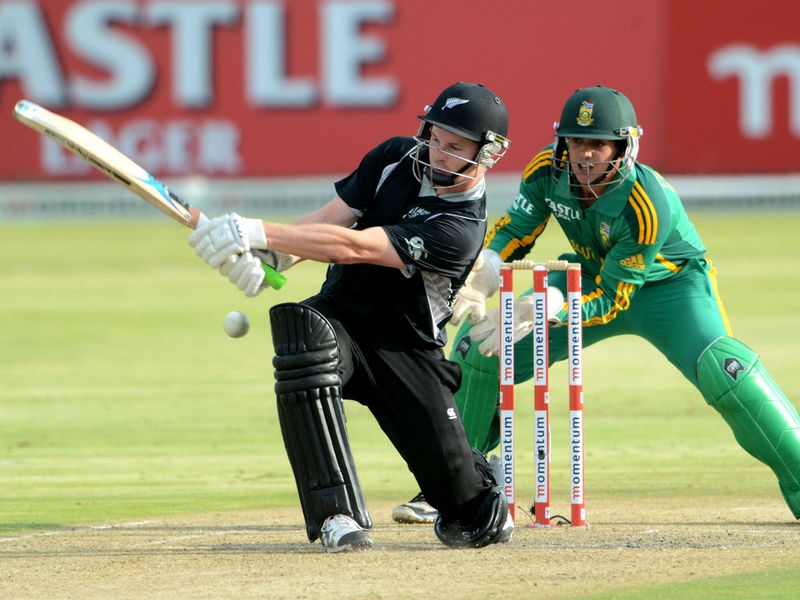 ...and the same from Colin Munro was the backbone of New Zealand's total.