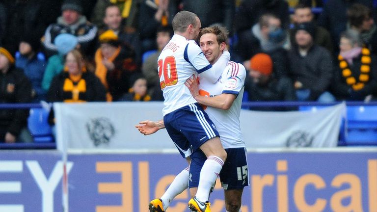 Craig Dawson (r): Celebrates with Jay Spearing