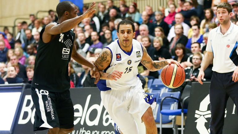 Gabe Haskins: grabbed several crucial steals for Cheshire (Picture - Ville Vuorinen)