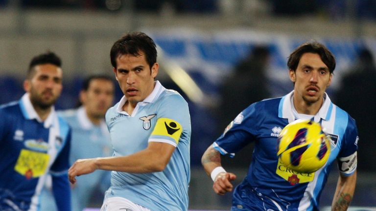 Cristian Ledesma in action for Lazio
