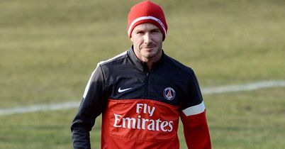David Beckham: Could make his PSG debut on Sunday
