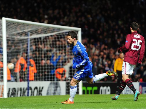 Eden Hazard scored a last-gasp equaliser on the night
