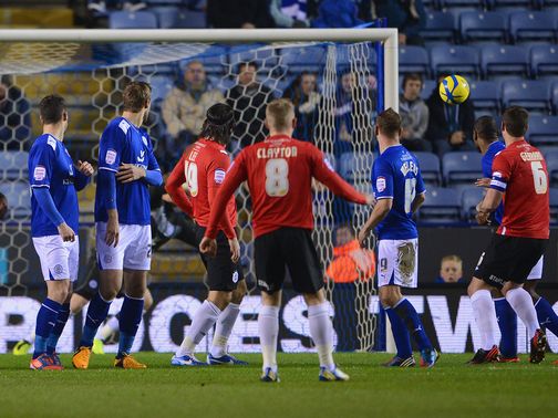 Adam Clayton finds the net for the Terriers