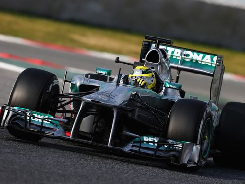 Rosberg: Quickest during testing in Barcelona