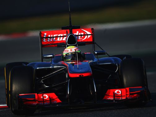 Sergio Perez: Set the pace in Barcelona