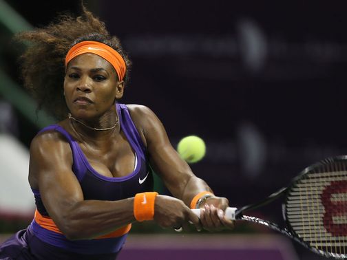 Serena Williams: Cruised into the final in Doha