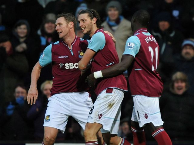 Carroll netted the only goal of the game against Swansea