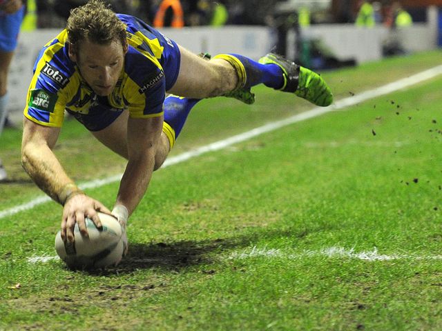 Joel Monaghan: Two tries for Warrington