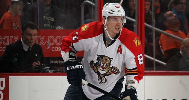 Tomas Kopecky: Scored a treble for the Florida Panthers