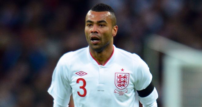Ashley Cole: England left-back earned his 100th cap in the 2-1 win over Brazil