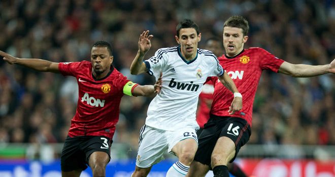 Angel Di Maria: Real winger suffered muscle sprain in Manchester United clash