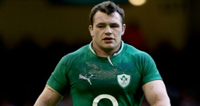 Cian Healy: Has been cited for an alleged stamp on England prop Dan Cole