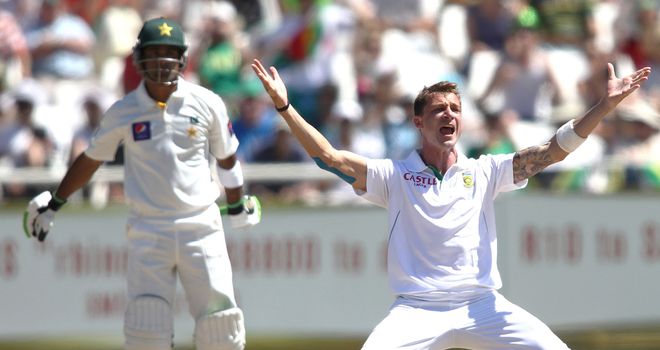 Steyn (right): Had early success but Pakistan have re-built
