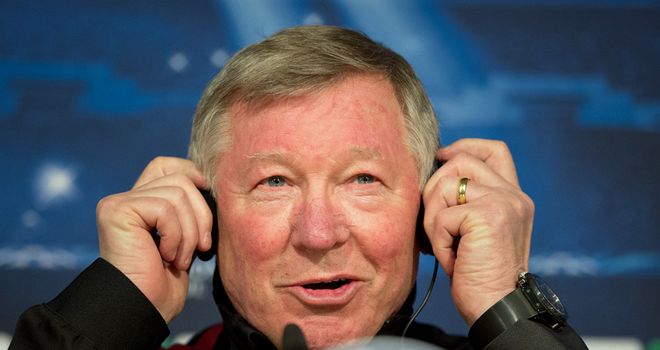 Sir Alex seems pretty relaxed as deals with media from across the globe in the build-up to 'The Perfect Match'