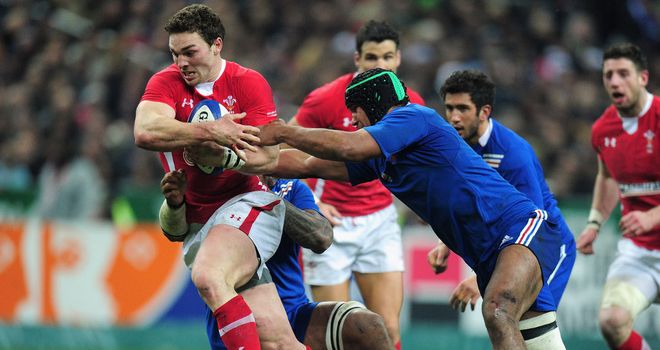 George North: scored Wales' crucial try against France
