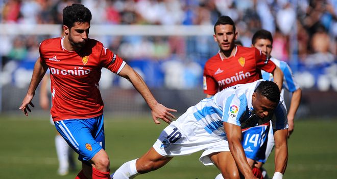 Julio Baptista in action for Malaga
