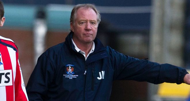Jimmy Nicholl: Believes Kilmarnock were fortunate to win