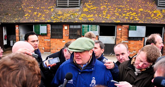Paul Nicholls talks the media through his plans for Cheltenham